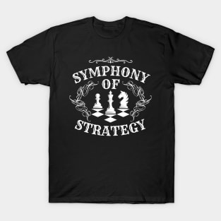 Symphony of strategy - Chess T-Shirt